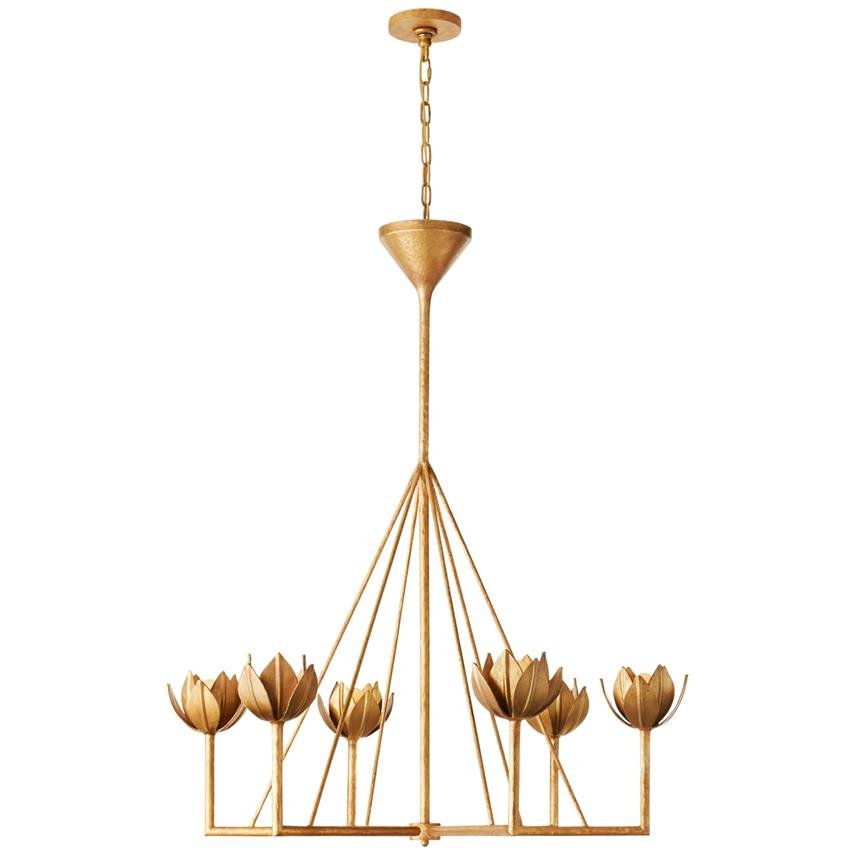 Ulmaris Floral Metal Chandelier - Letslighting