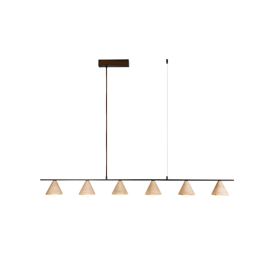 Ulfuvyi Modern Minimalist Travertine Pendant Lamp - Lamp Copper