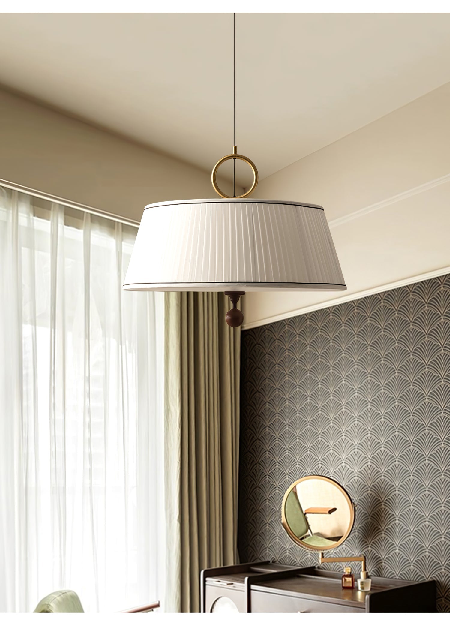 Alina Fabric Pendant Lamp - Letslighting