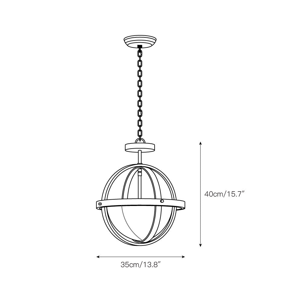 Aevuvyi Modern Minimalist Metal Fabric Pendant Lamp - Lamp Copper