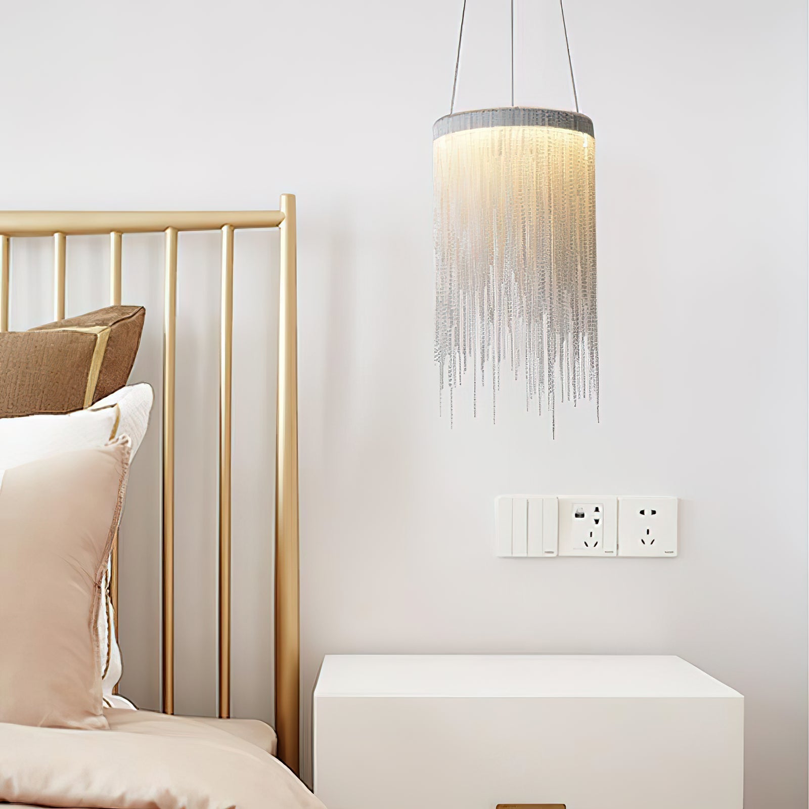 Aluminum Chain Tassel Pendant Light - Letslighting
