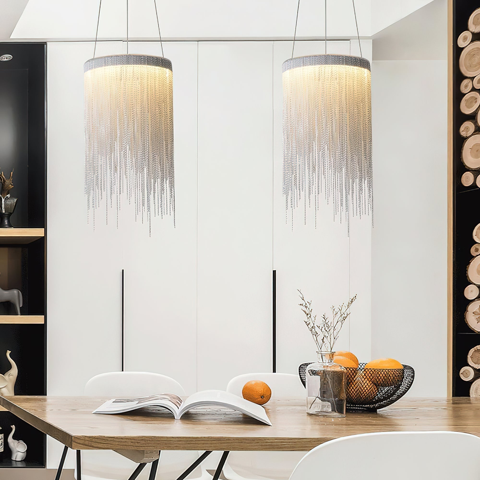 Aluminum Chain Tassel Pendant Light - Letslighting