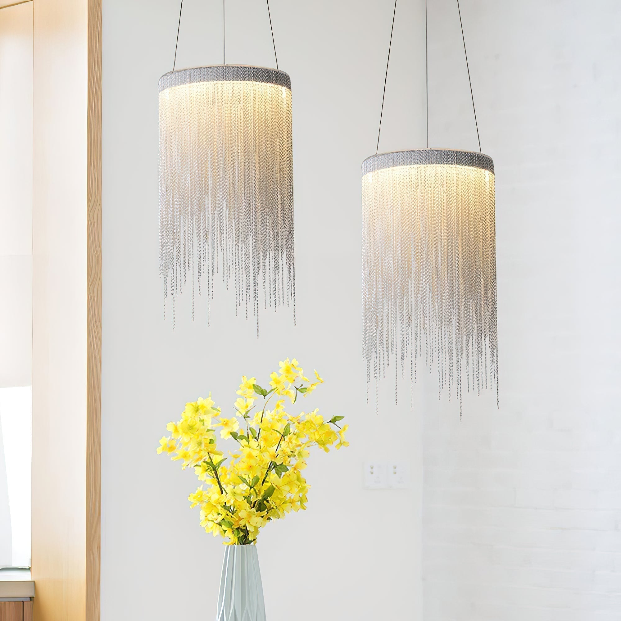 Aluminum Chain Tassel Pendant Light - Letslighting