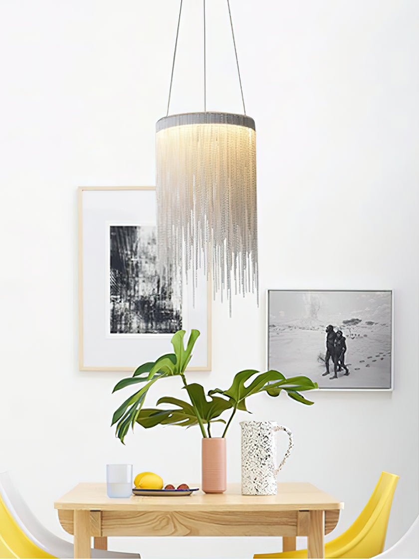 Aluminum Chain Tassel Pendant Light - Letslighting