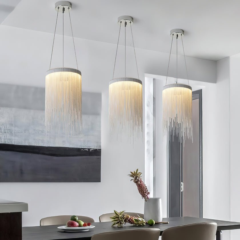 Aluminum Chain Tassel Pendant Light - Letslighting