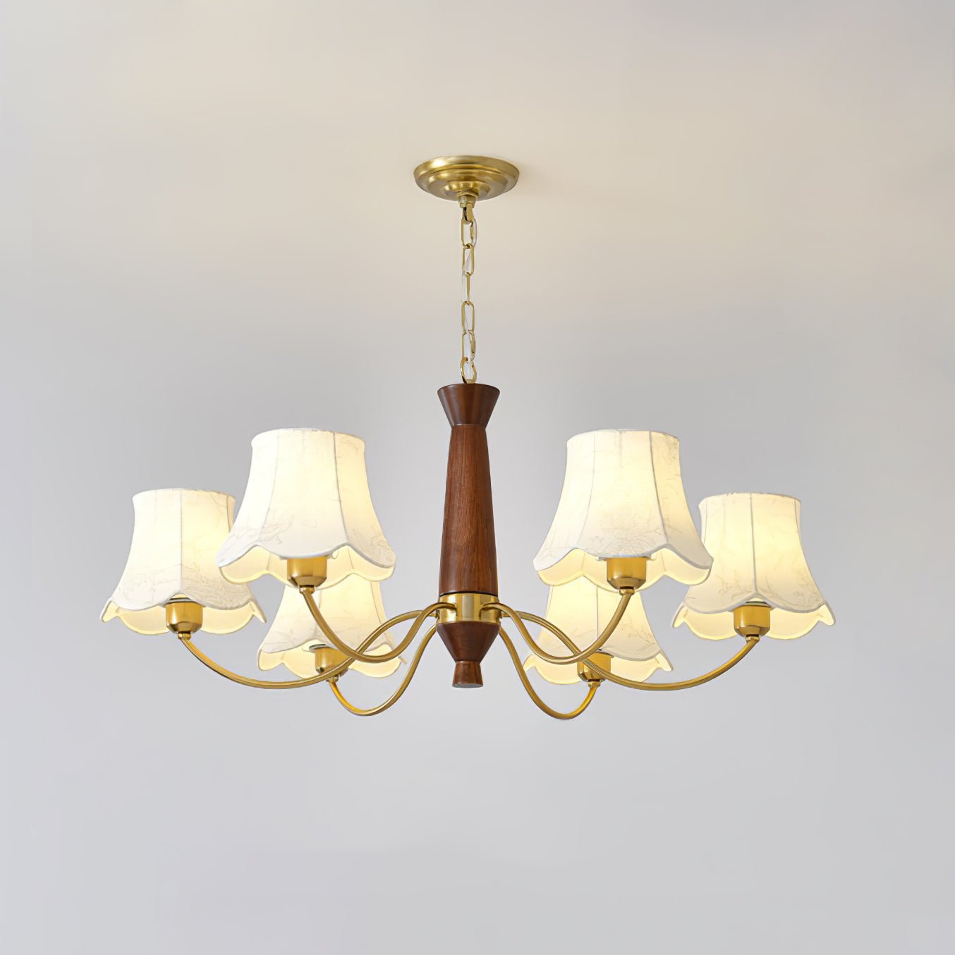 Alyssa Fabric Chandelier - Letslighting