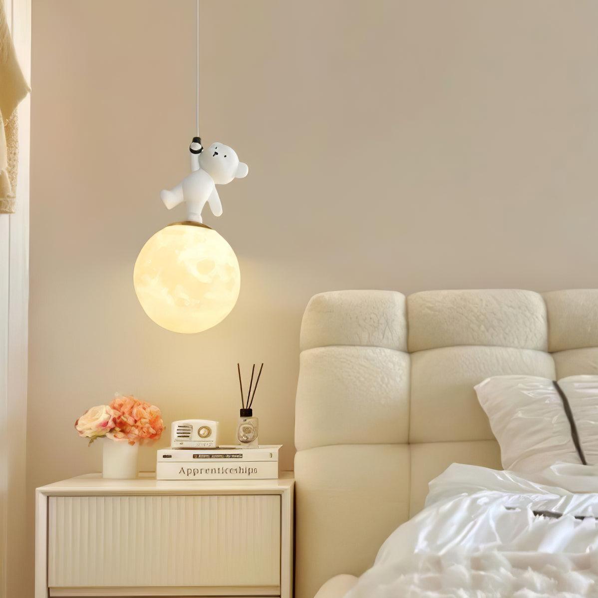 Animal And Moon Pendant Light - Letslighting