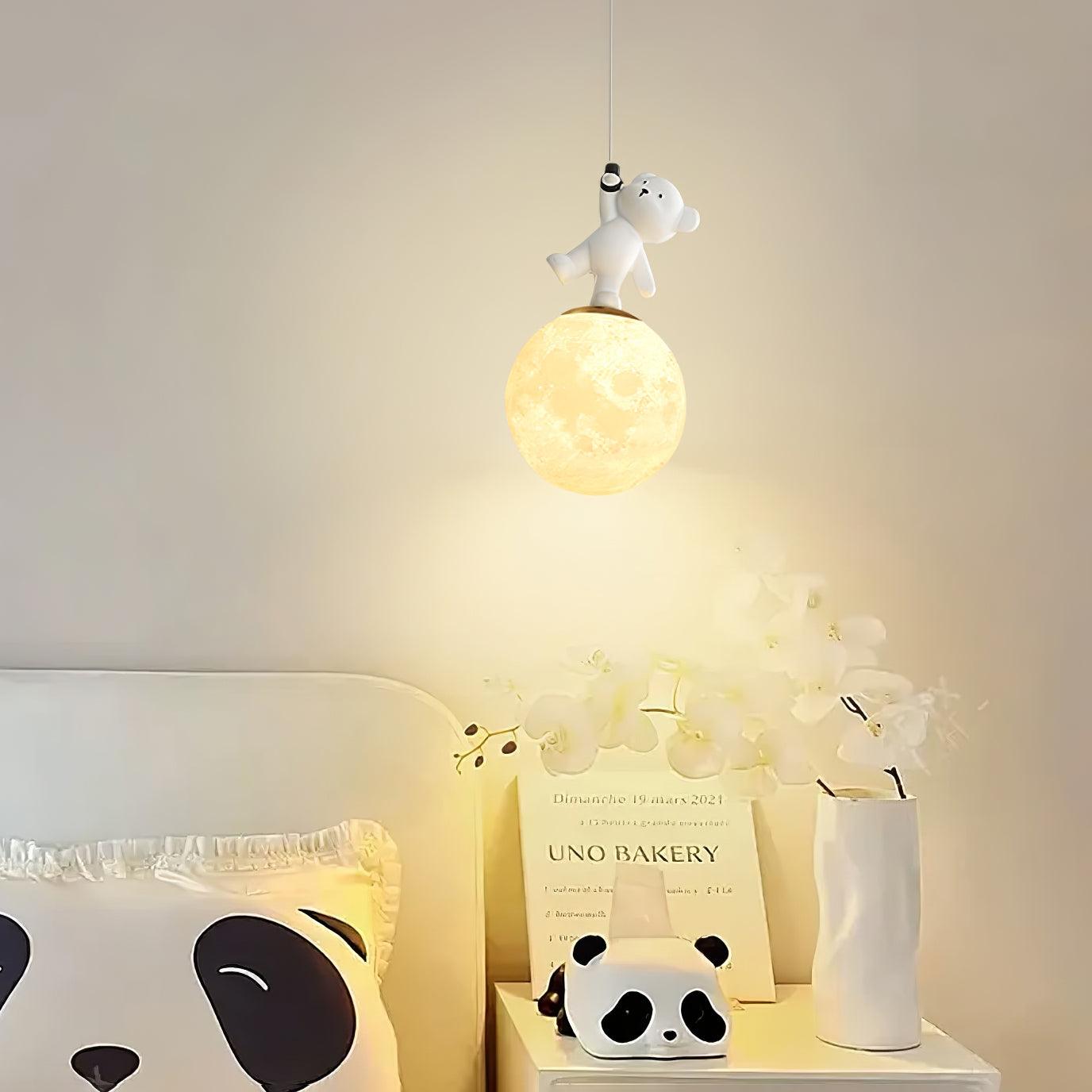 Animal And Moon Pendant Light - Letslighting