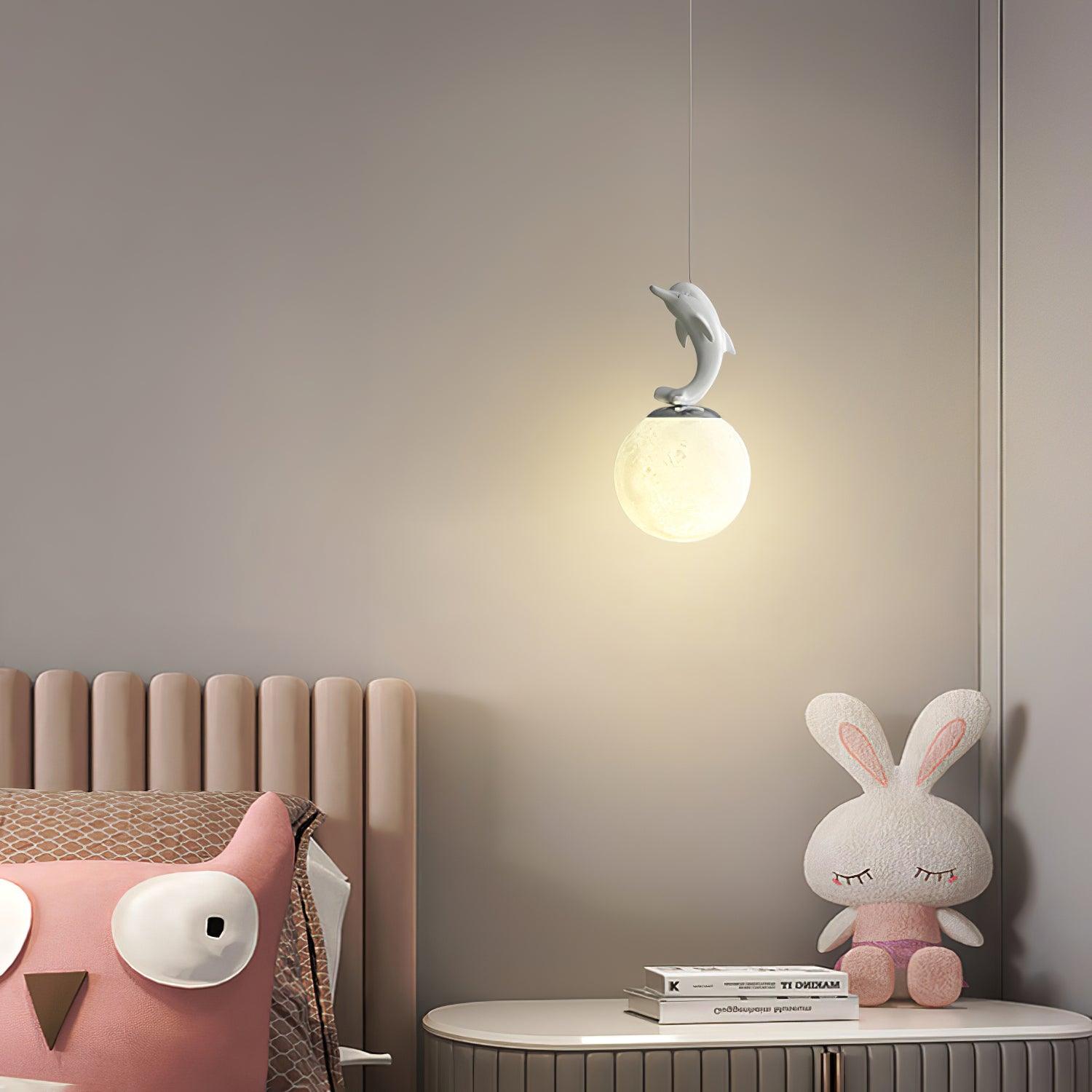 Animal And Moon Pendant Light - Letslighting