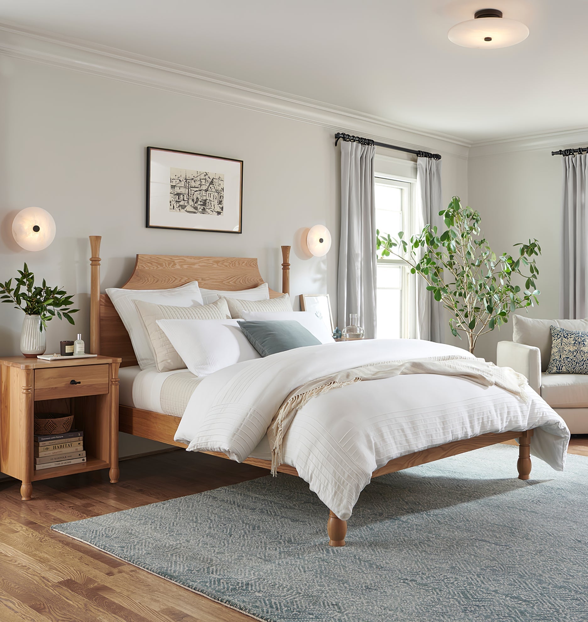 Clio Alabaster Ceiling Light - Letslighting