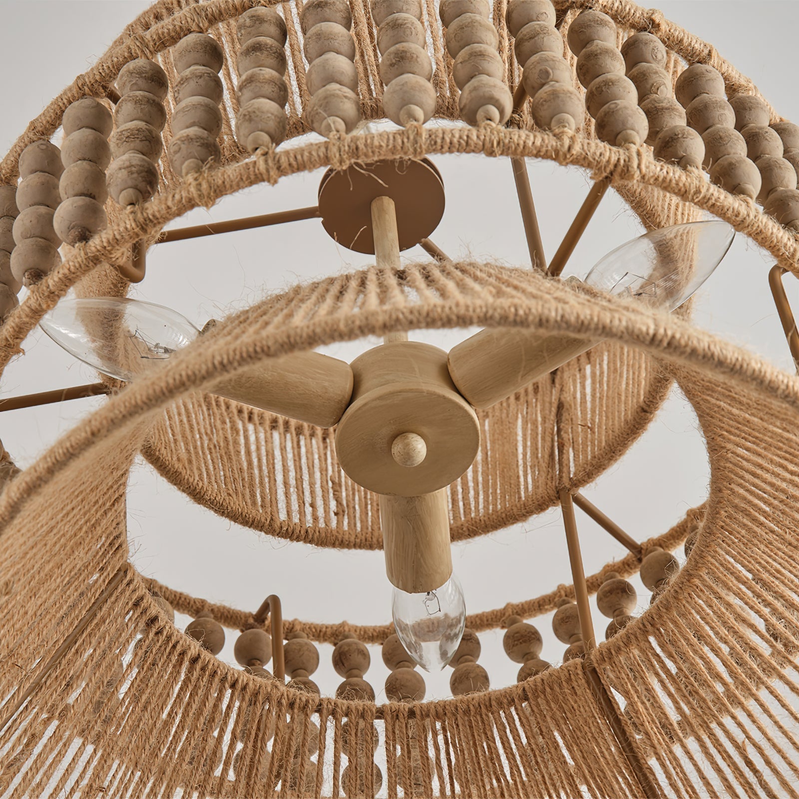 Kvennuvyi Natural Antigua Brown Metal Pendant Lamp - Lamp Copper