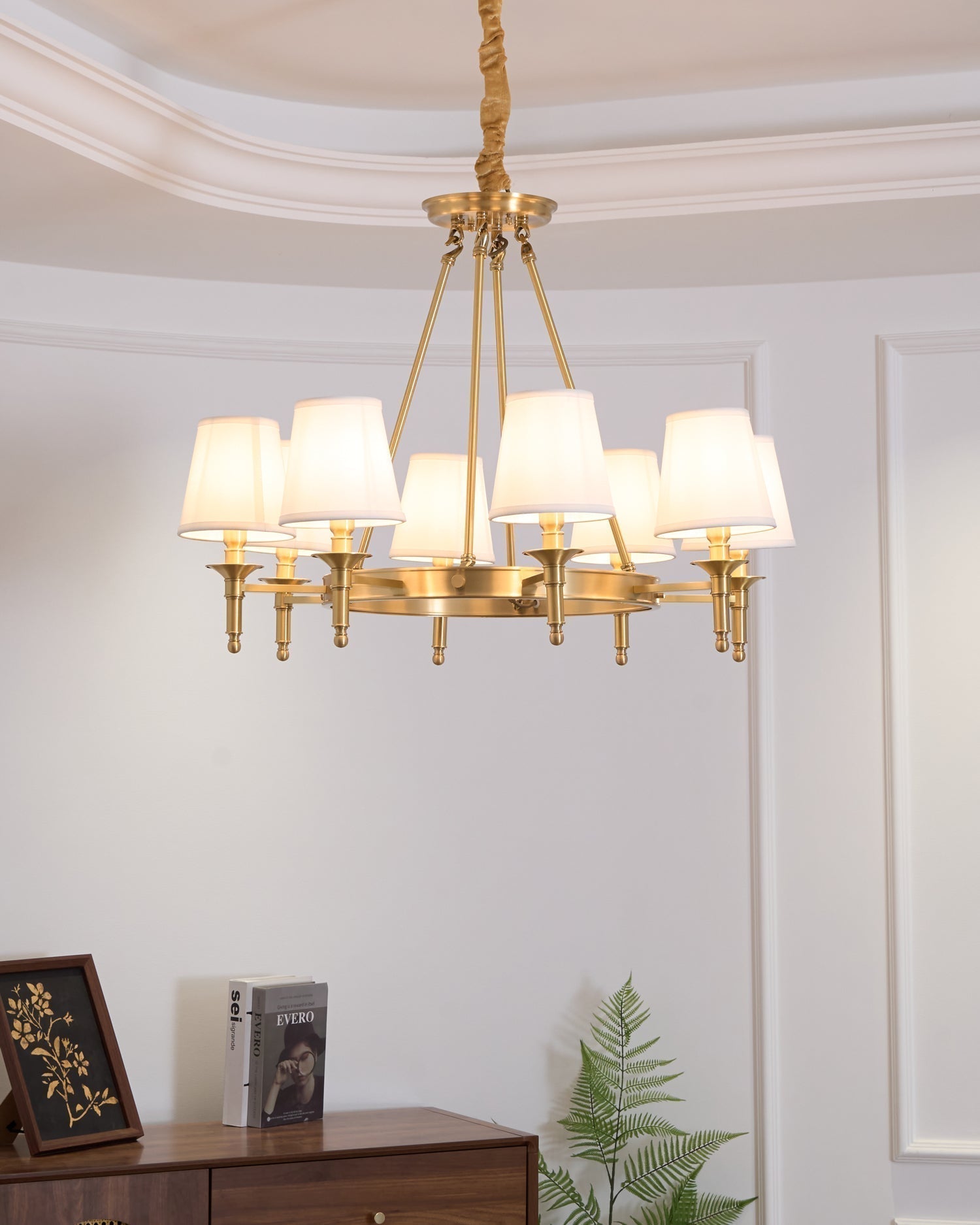Antique Brass Chandelier - Letslighting