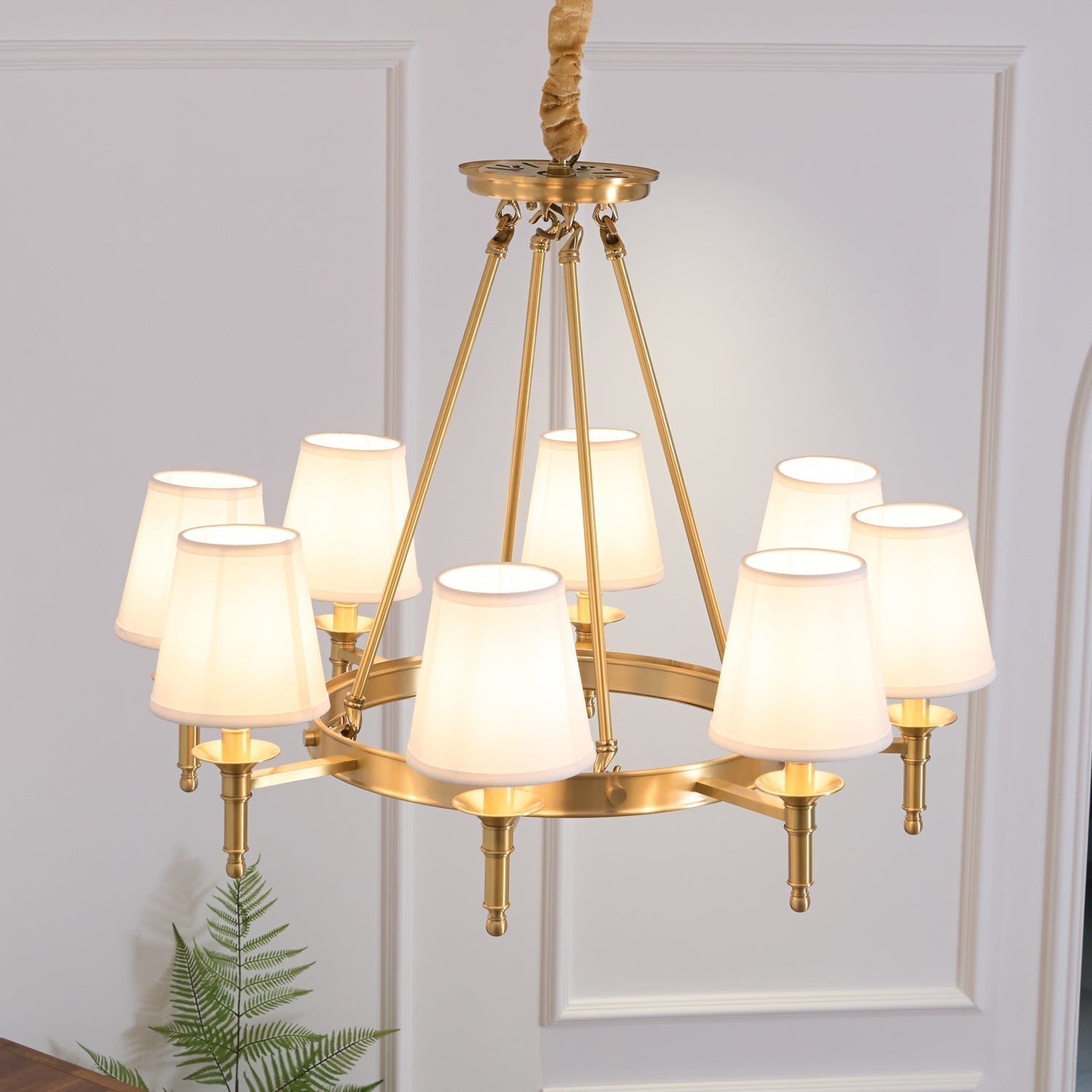 Antique Brass Chandelier - Letslighting