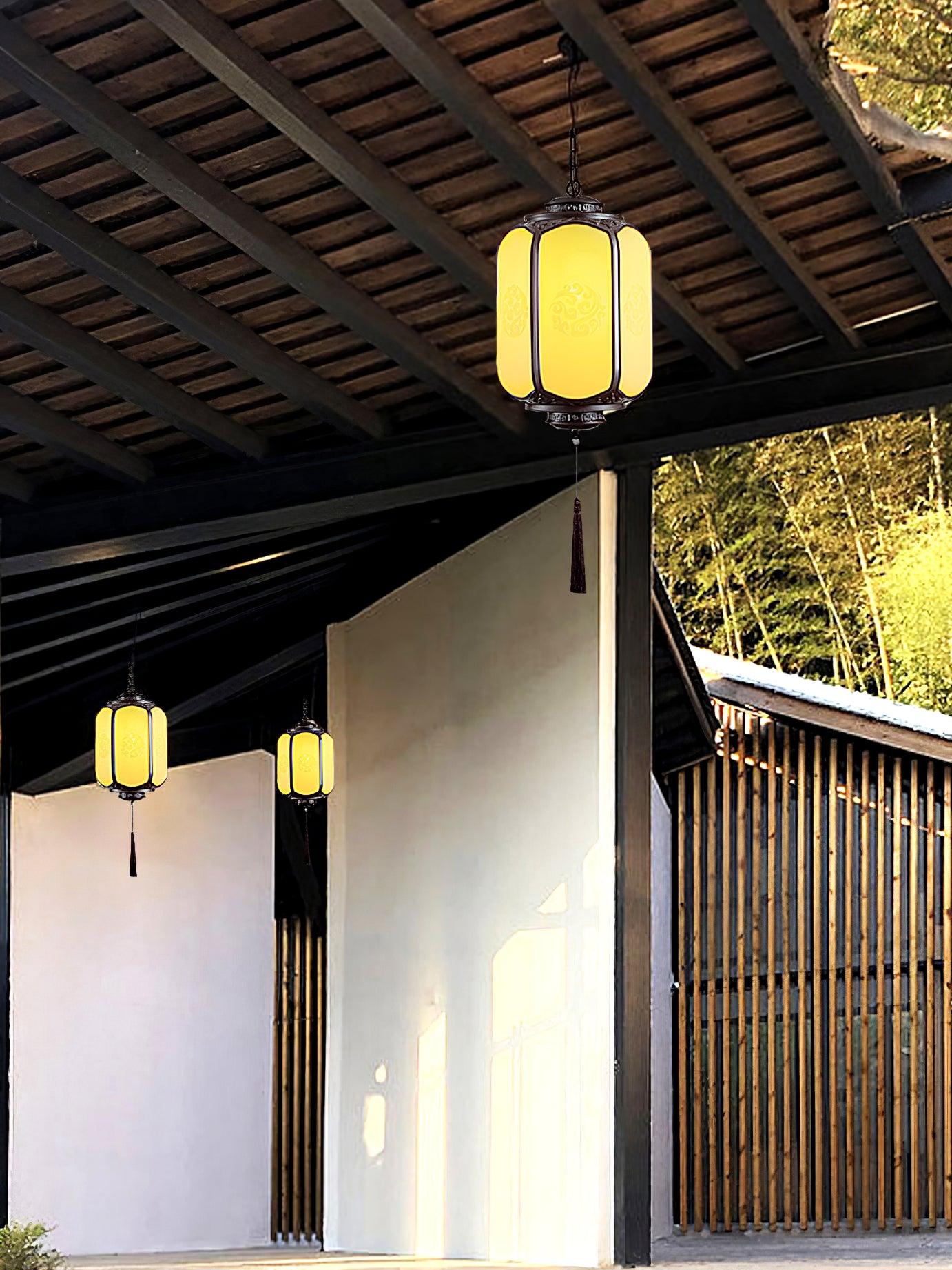 Antique Lantern Outdoor Pendant Light - Letslighting