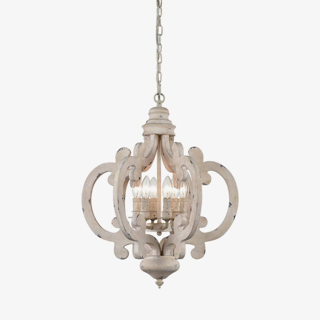 Antique White Style Chandelier - Letslighting