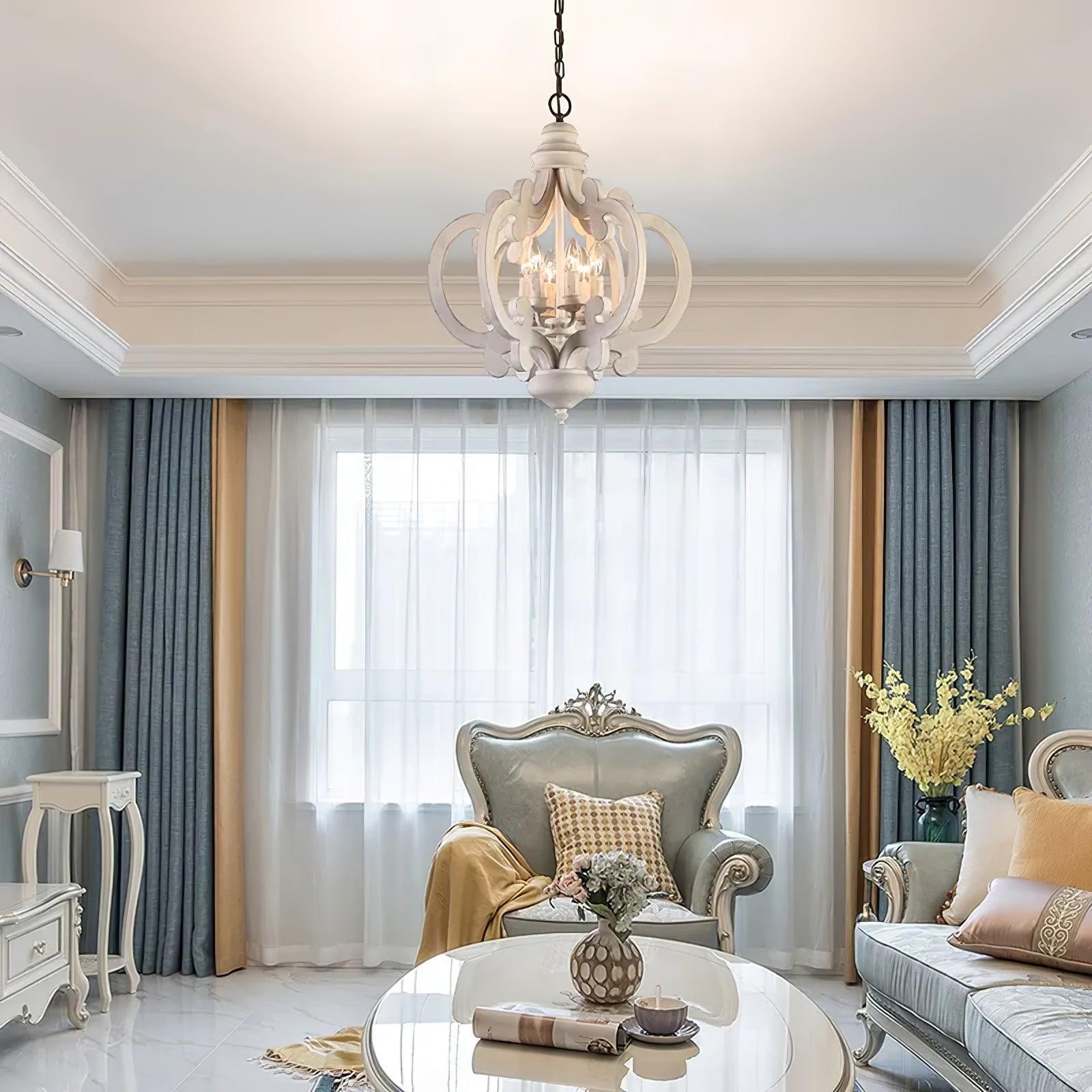 Antique White Style Chandelier - Letslighting