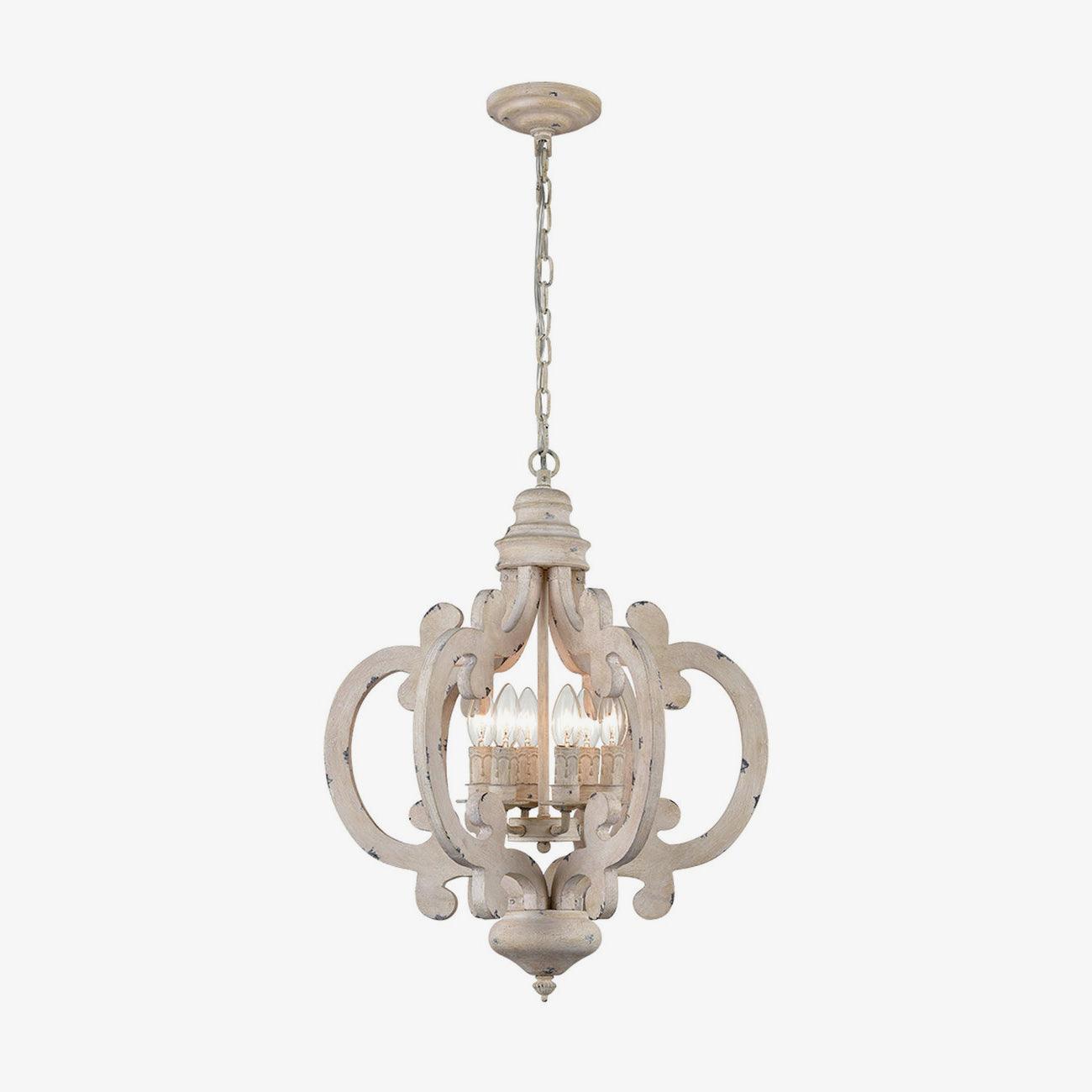 Antique White Style Chandelier - Letslighting