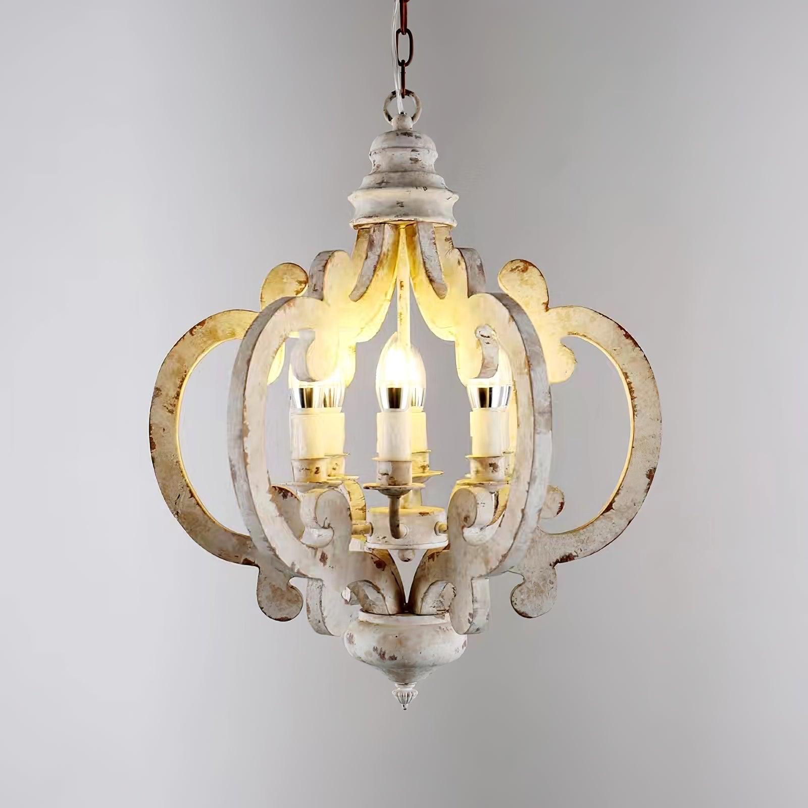 Antique White Style Chandelier - Letslighting