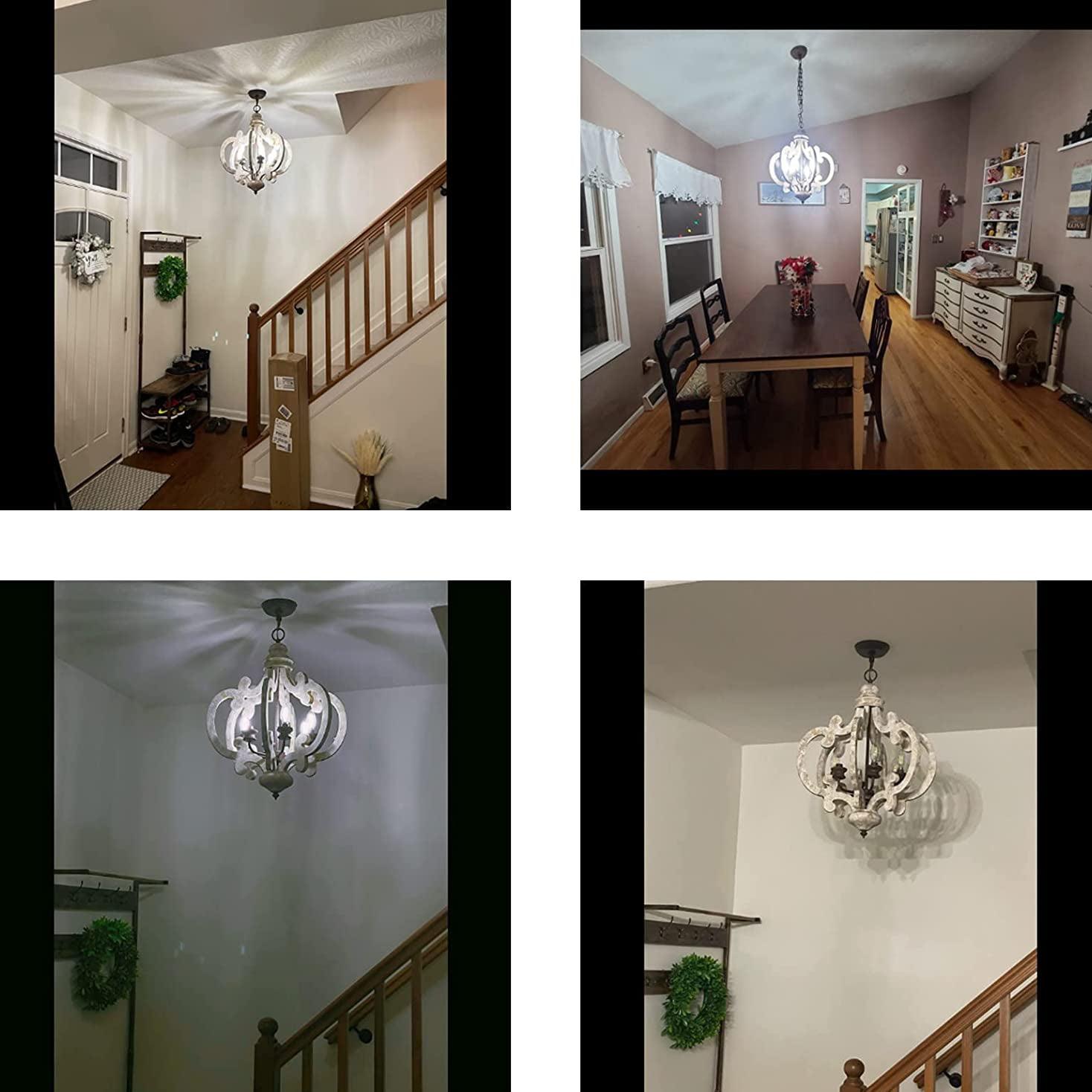 Antique White Style Chandelier - Letslighting
