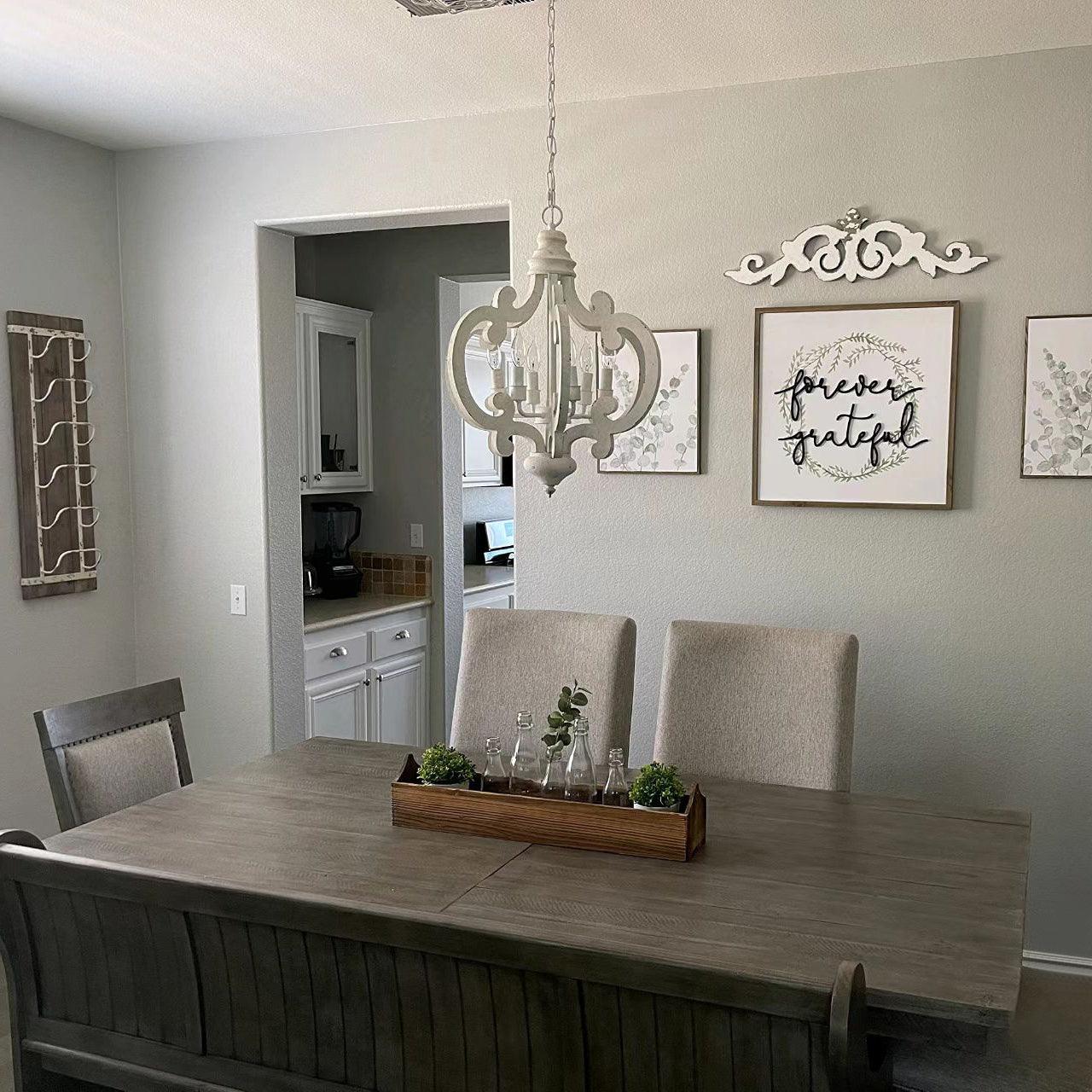 Antique White Style Chandelier - Letslighting