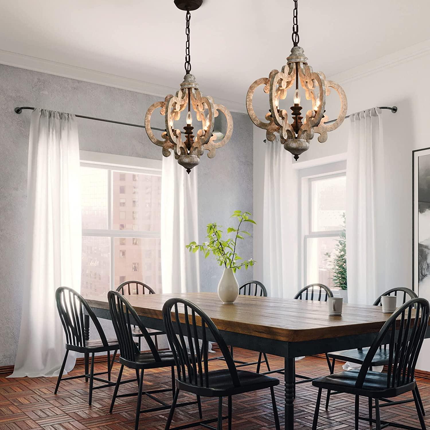 Antique White Style Chandelier - Letslighting