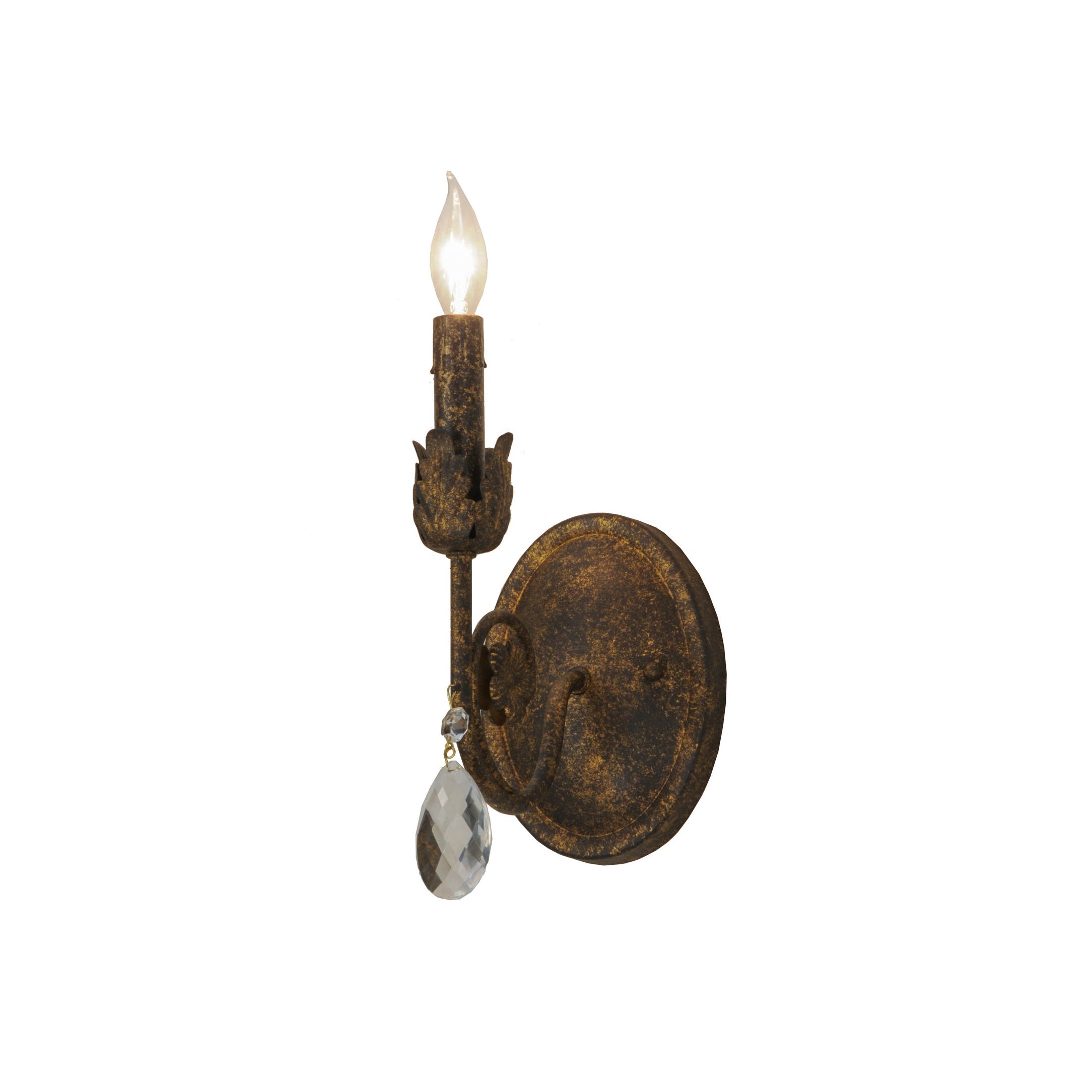 Mjolkuvyn Individual Creativity Metal Crystal Wall Lamp - Lamp Copper