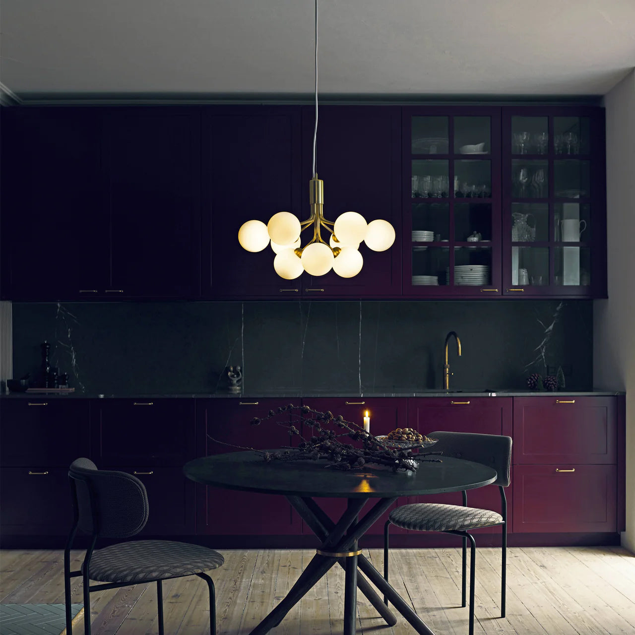 Glass Sphere Cluster Chandelier - Letslighting