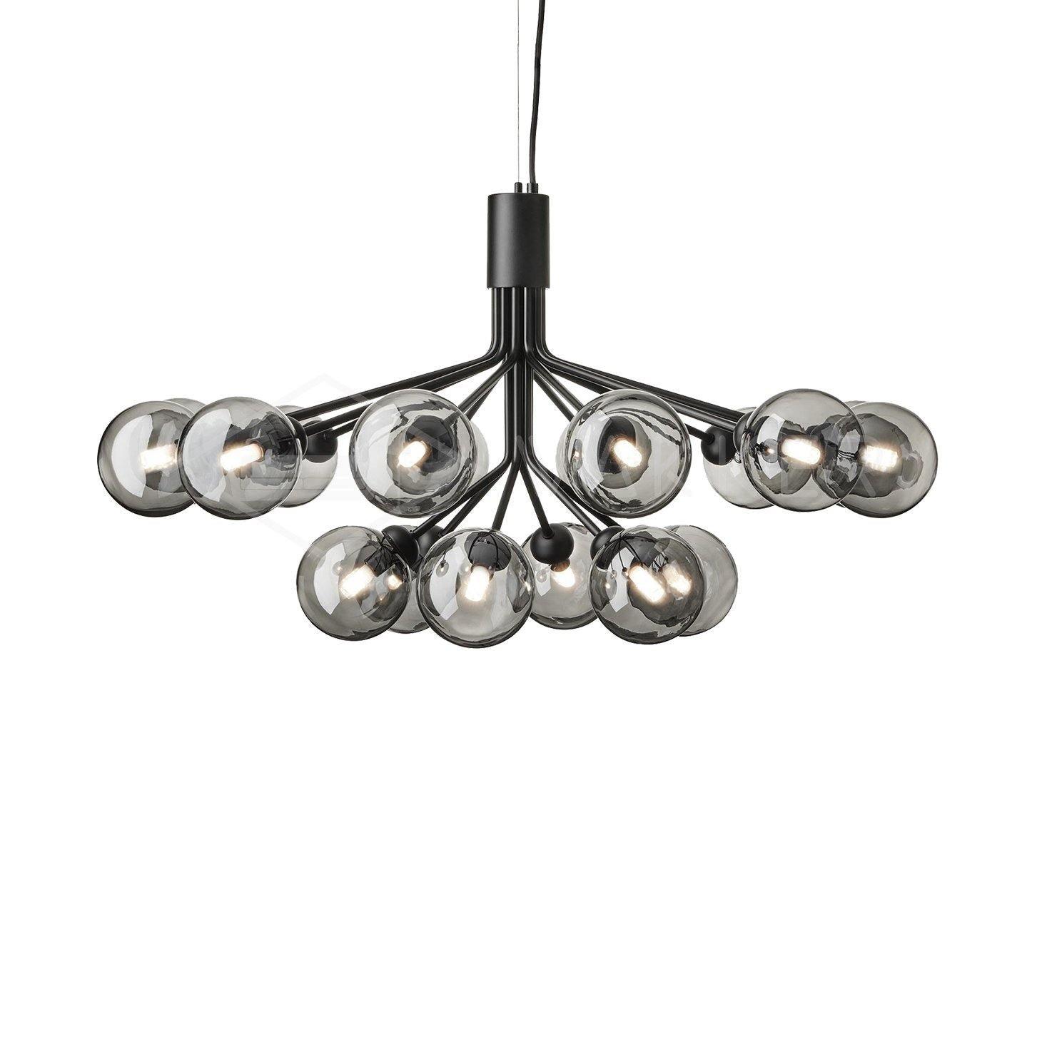 Glass Sphere Cluster Chandelier - Letslighting