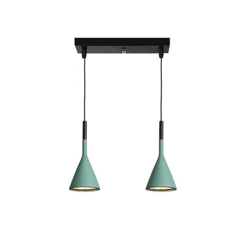 Conical Concrete Pendant Light - Letslighting