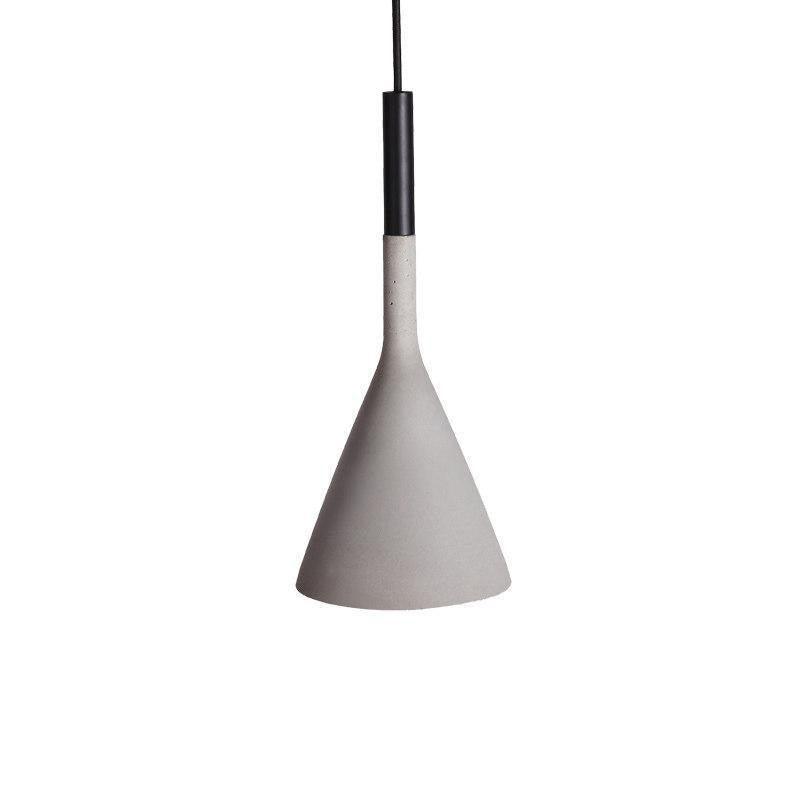 Conical Concrete Pendant Light - Letslighting