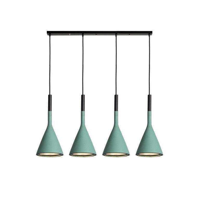 Conical Concrete Pendant Light - Letslighting