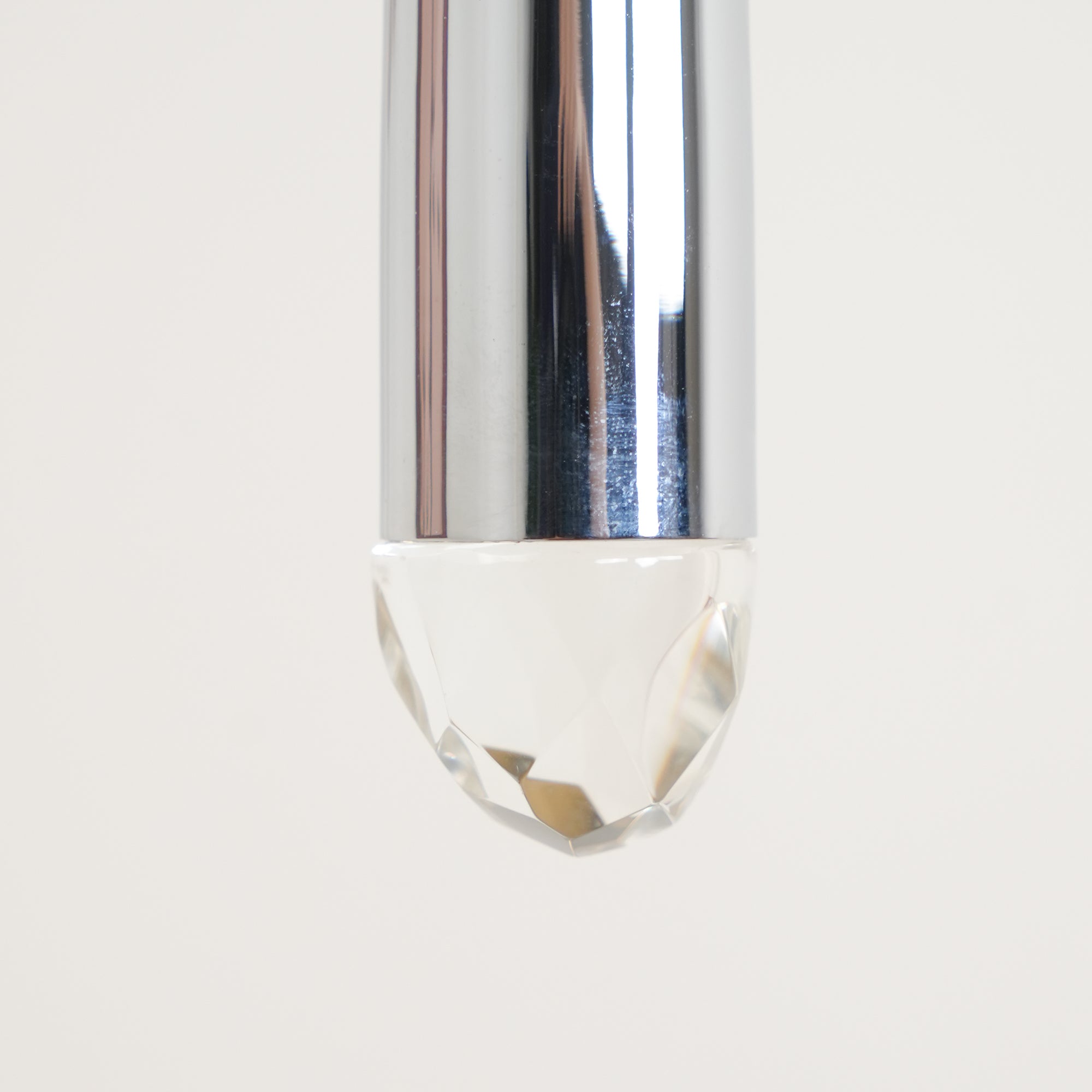 Chandelier Crystal Shade Brass Blackened Silver Luxe Staircase - Letslighting