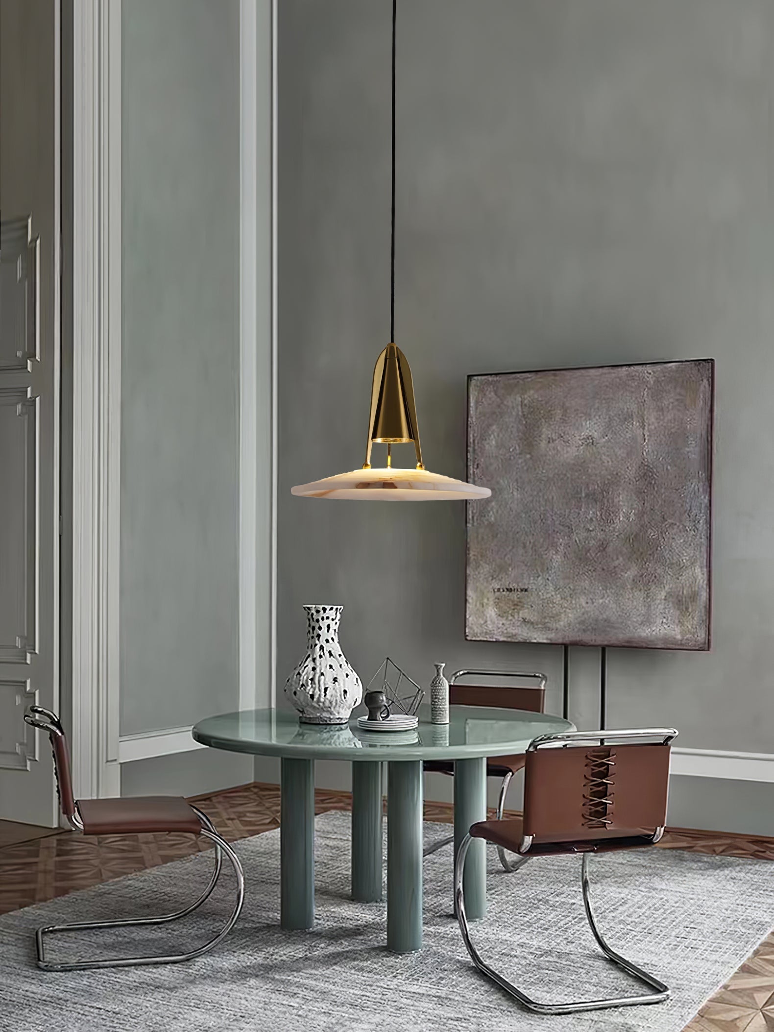 Zothayra Conical Metal Pendant Light - Letslighting