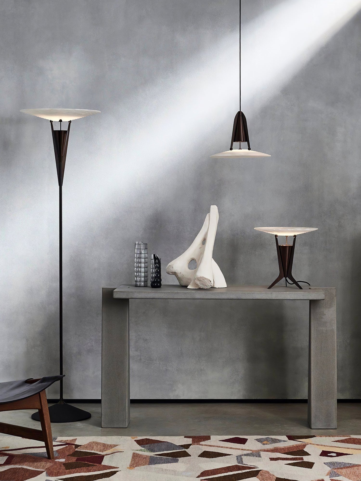 Zothayra Conical Metal Pendant Light - Letslighting