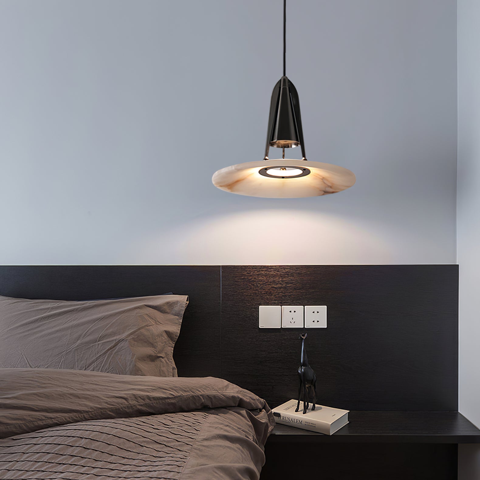 Zothayra Conical Metal Pendant Light - Letslighting