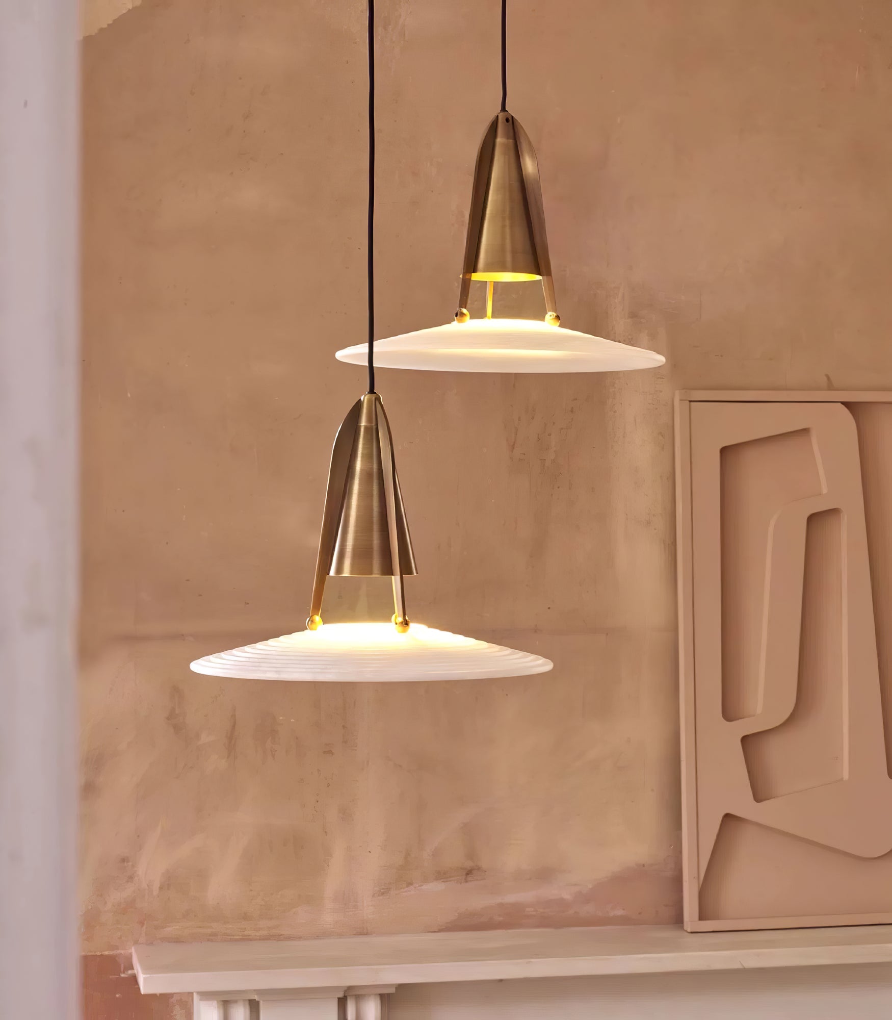 Zothayra Conical Metal Pendant Light - Letslighting