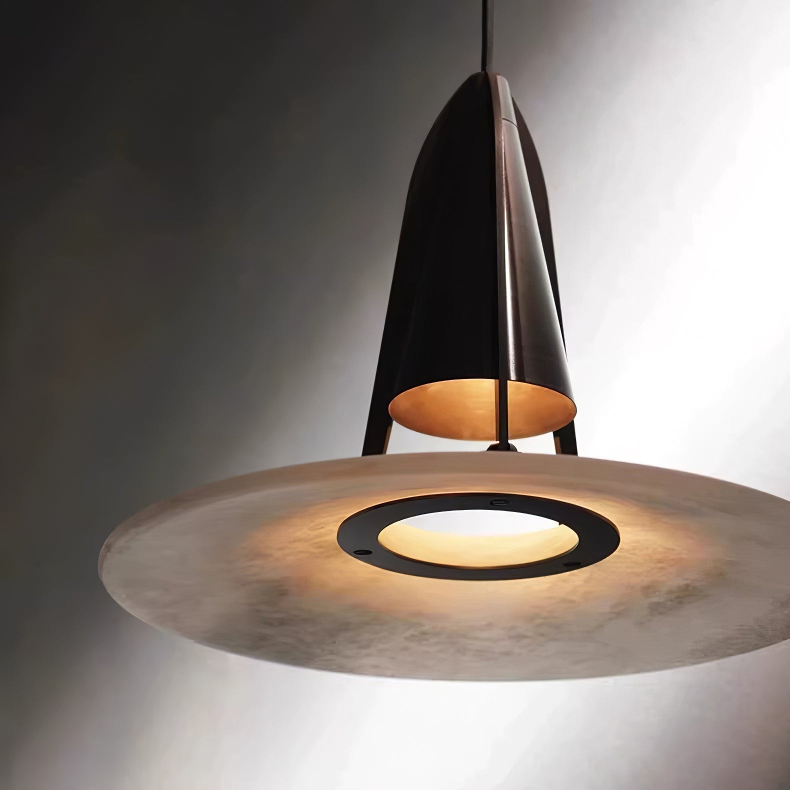 Zothayra Conical Metal Pendant Light - Letslighting