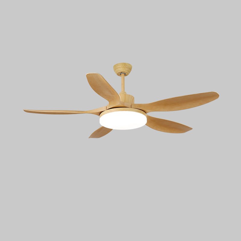 Ventilador de Techo con Luz Minimalista de Madera Arysen
