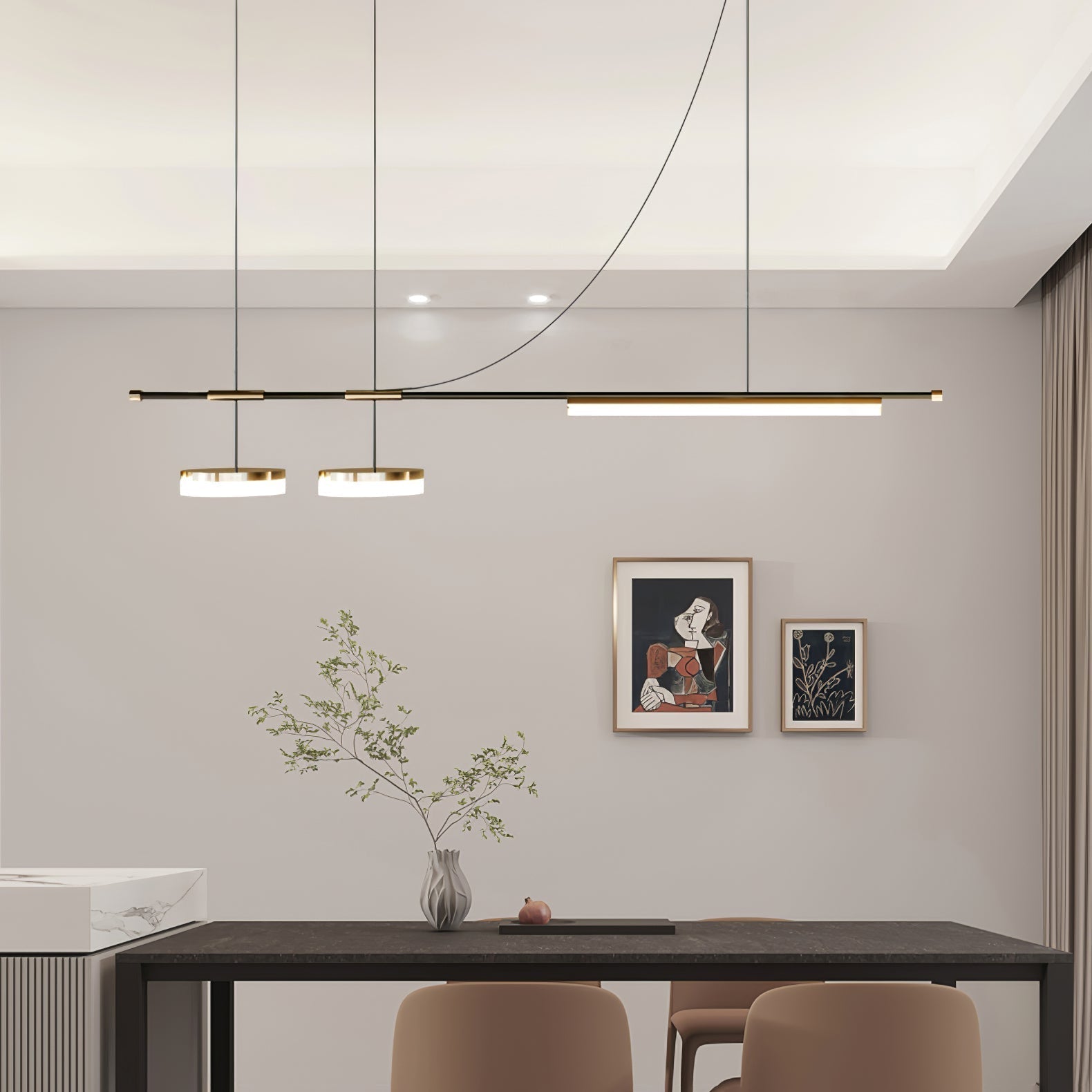 Arc Horizon Island Pendant Light - Letslighting