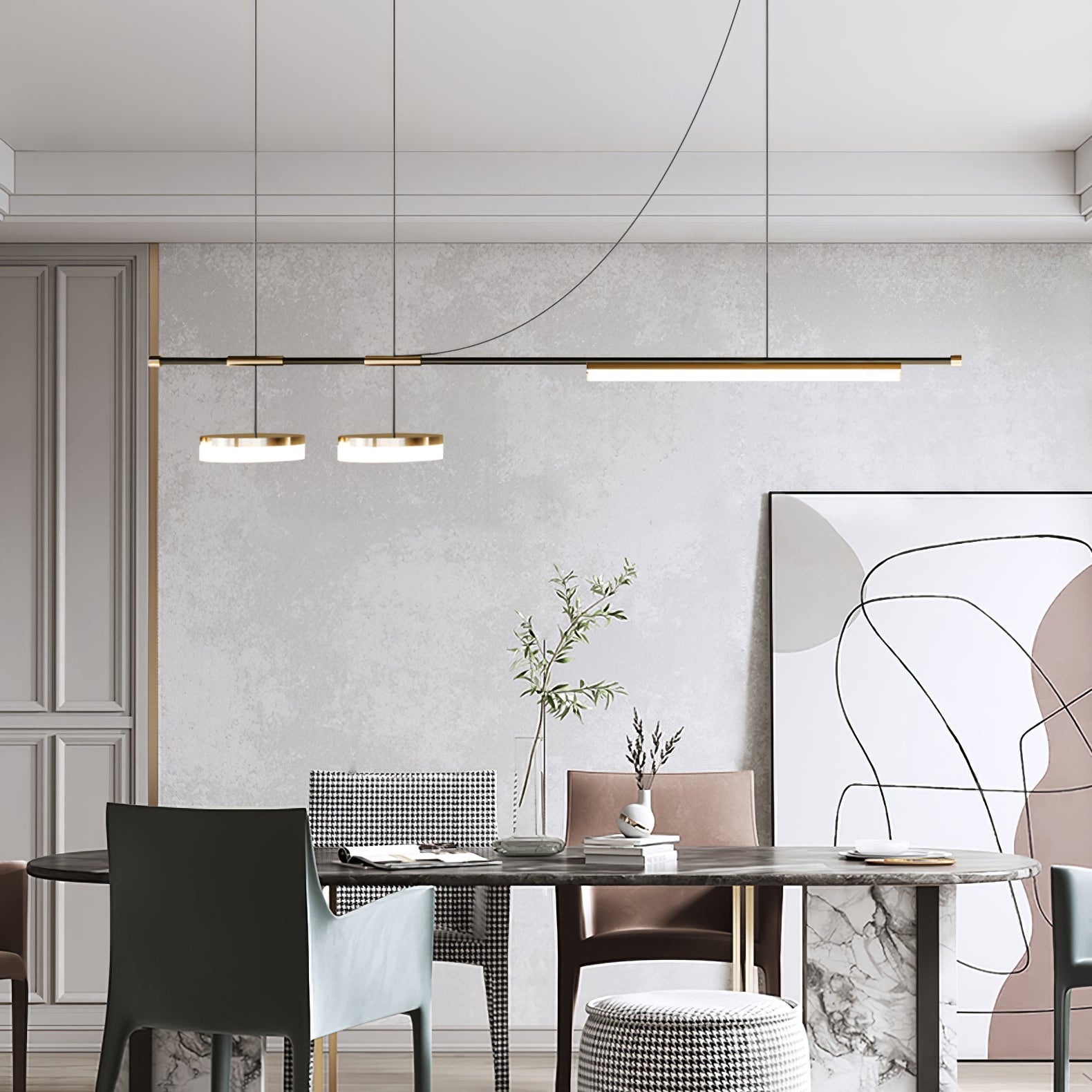 Arc Horizon Island Pendant Light - Letslighting
