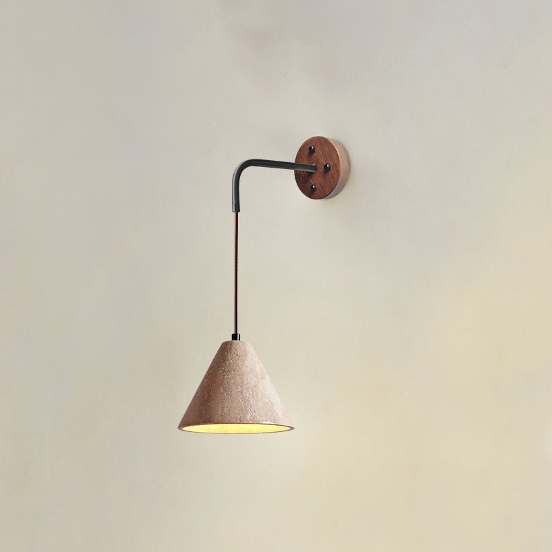 Alcarion Travertine Wall Light - Letslighting