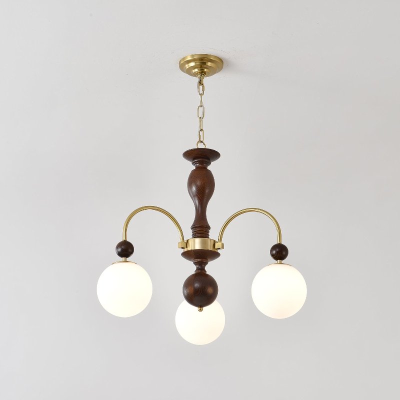 Archway Walnut Color Chandelier - Letslighting
