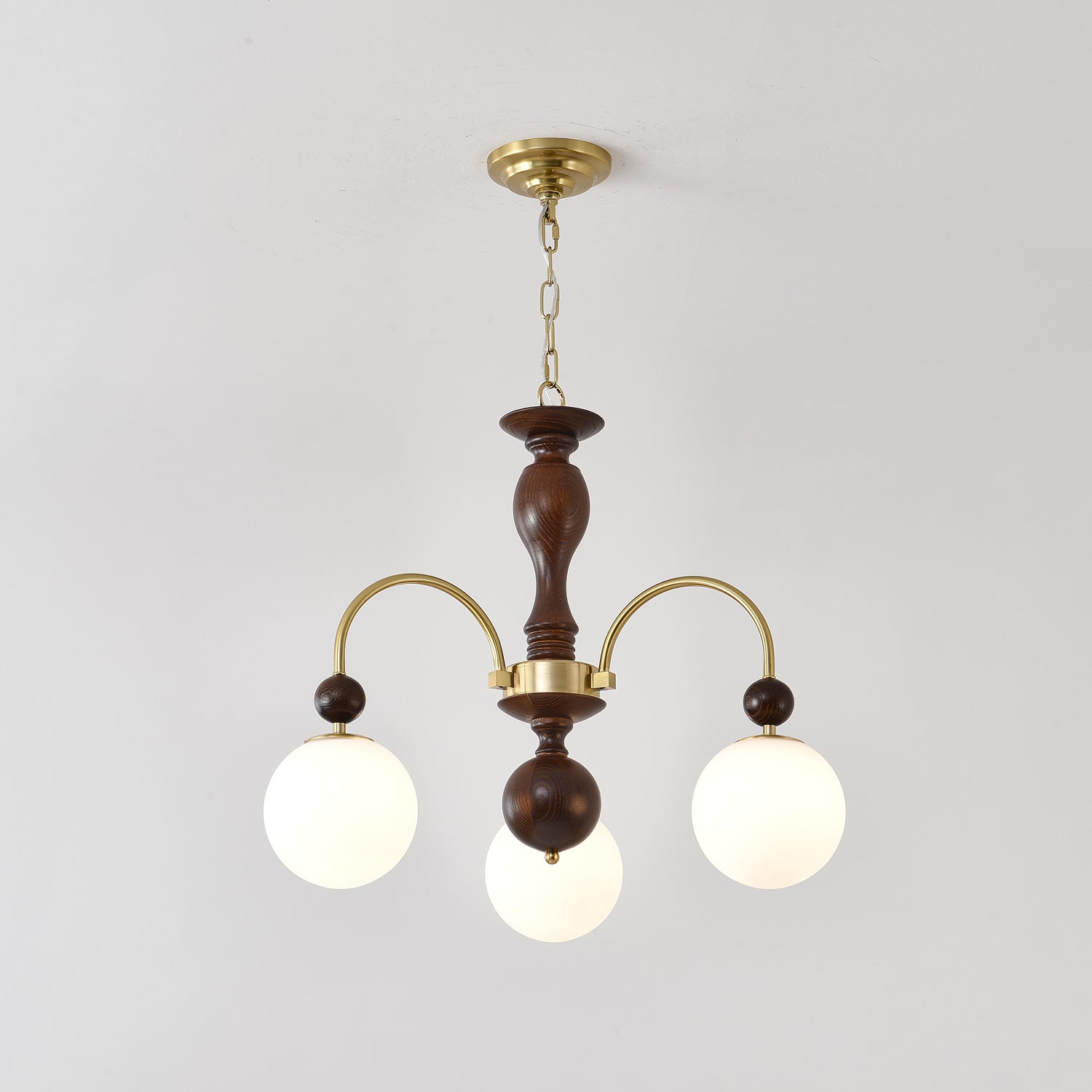 Archway Walnut Color Chandelier - Letslighting