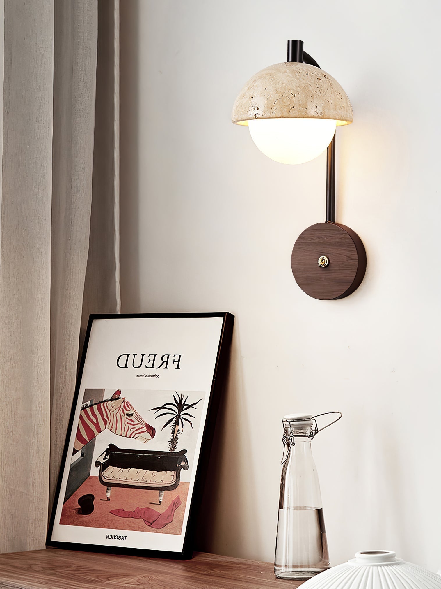 Arlo Travertine Wall Light - Letslighting