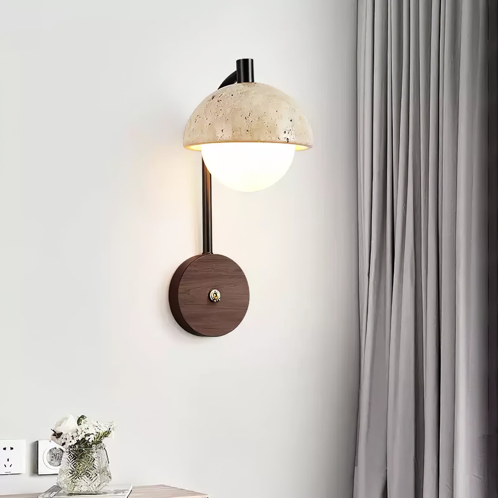Arlo Travertine Wall Light - Letslighting