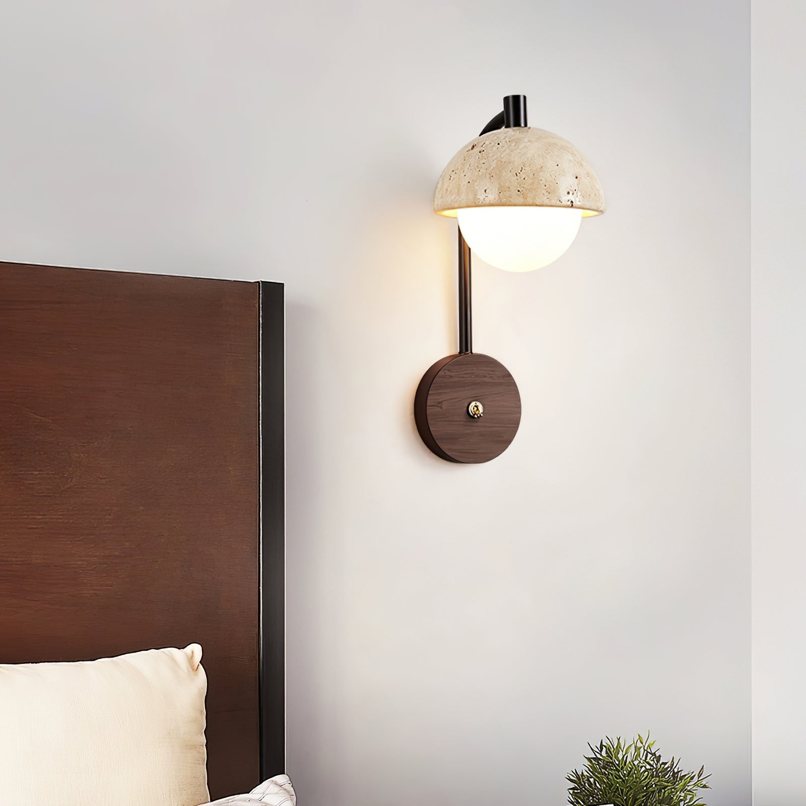 Arlo Travertine Wall Light - Letslighting
