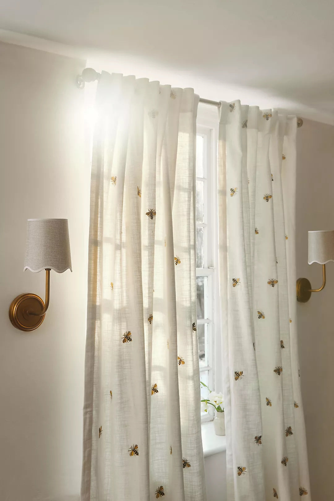 Sifuvyo Modern Minimalist Fabric Metal Wall Lamp - Lamp Copper