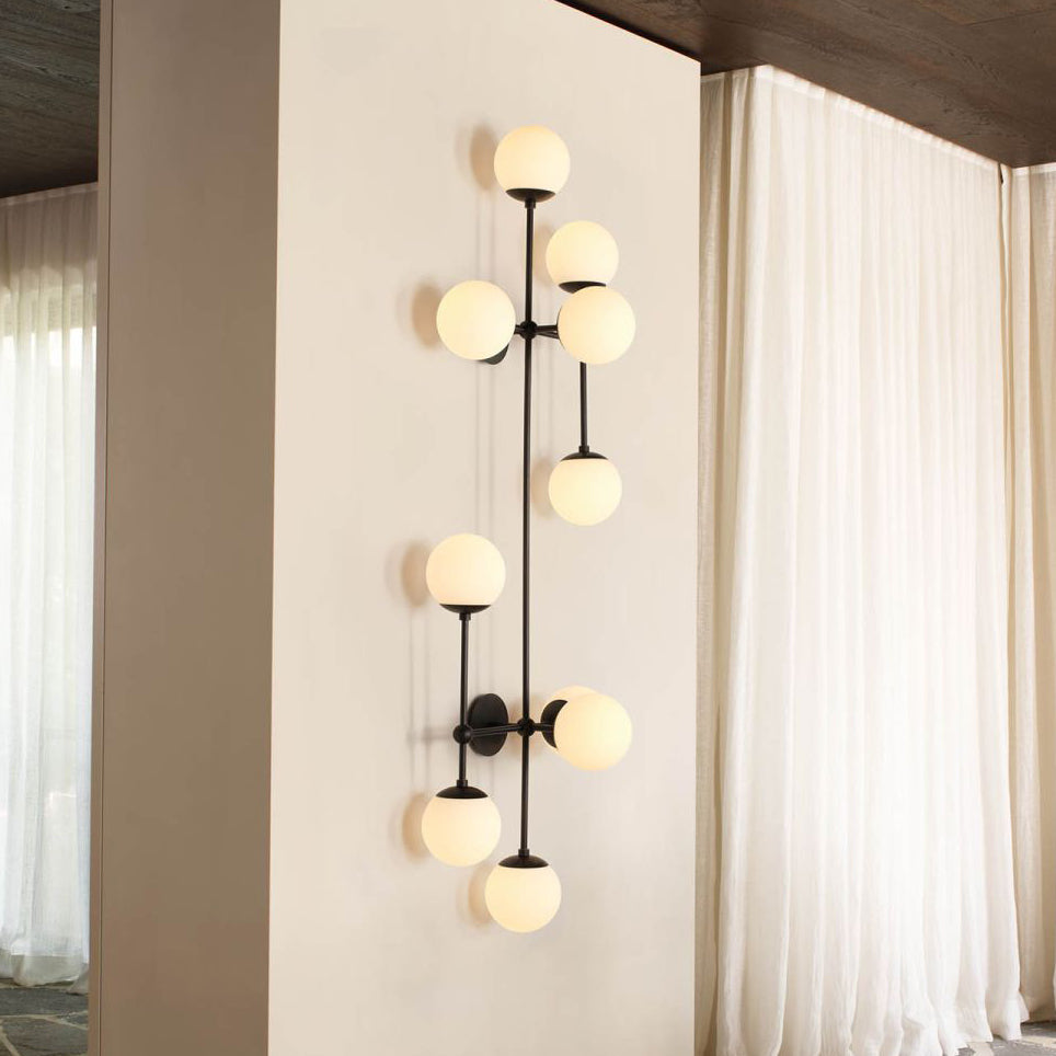 Ulfuvyo Modern Minimalist Glass Metal Wall Lamp - Lamp Copper