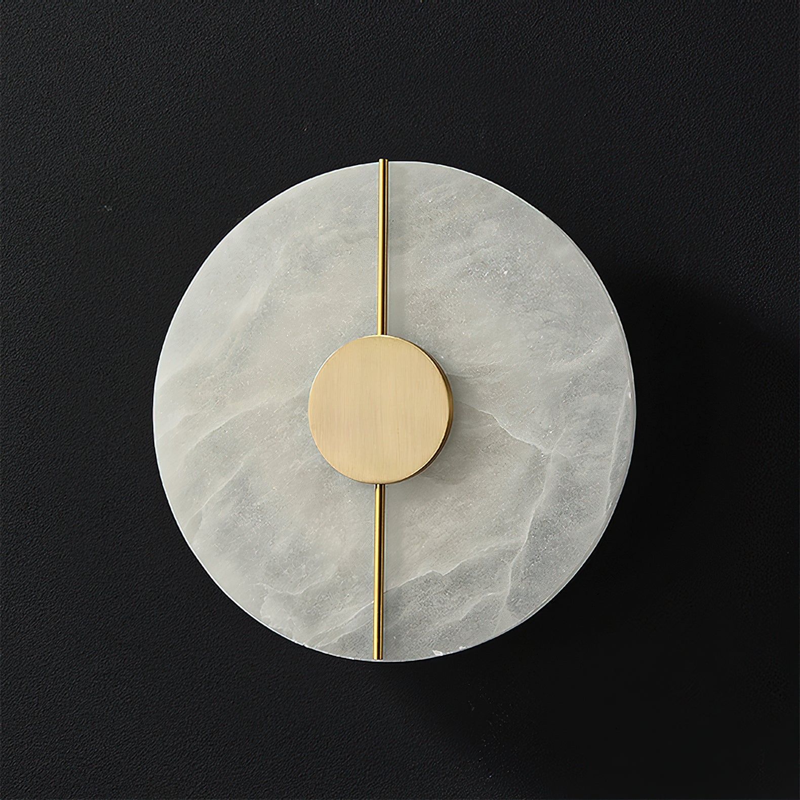 Waegnuvyo Modern Minimalist Alabaster Wall Lamp - Lamp Copper