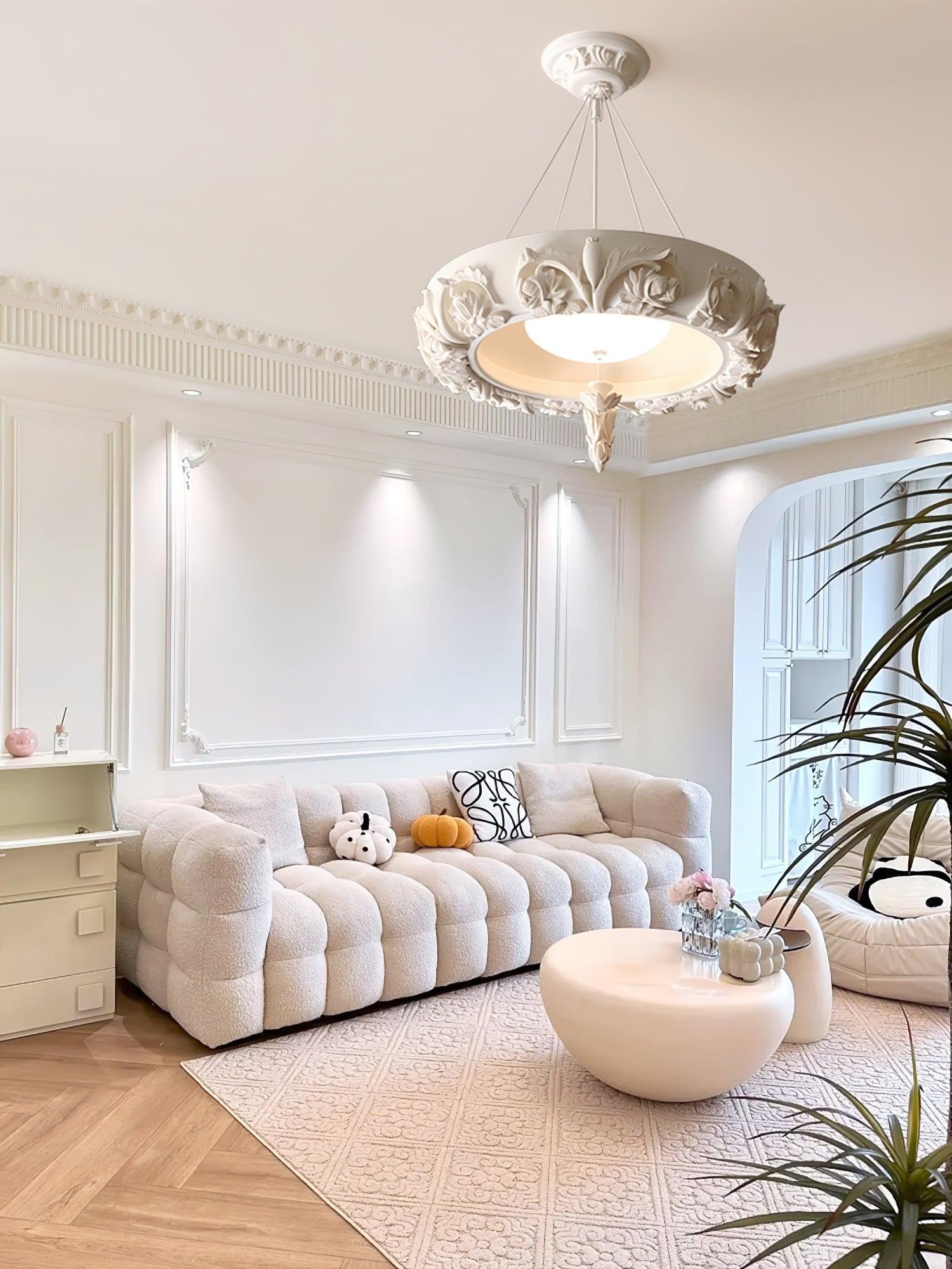 Rococo Plaster Pendant Chandelier - Letslighting